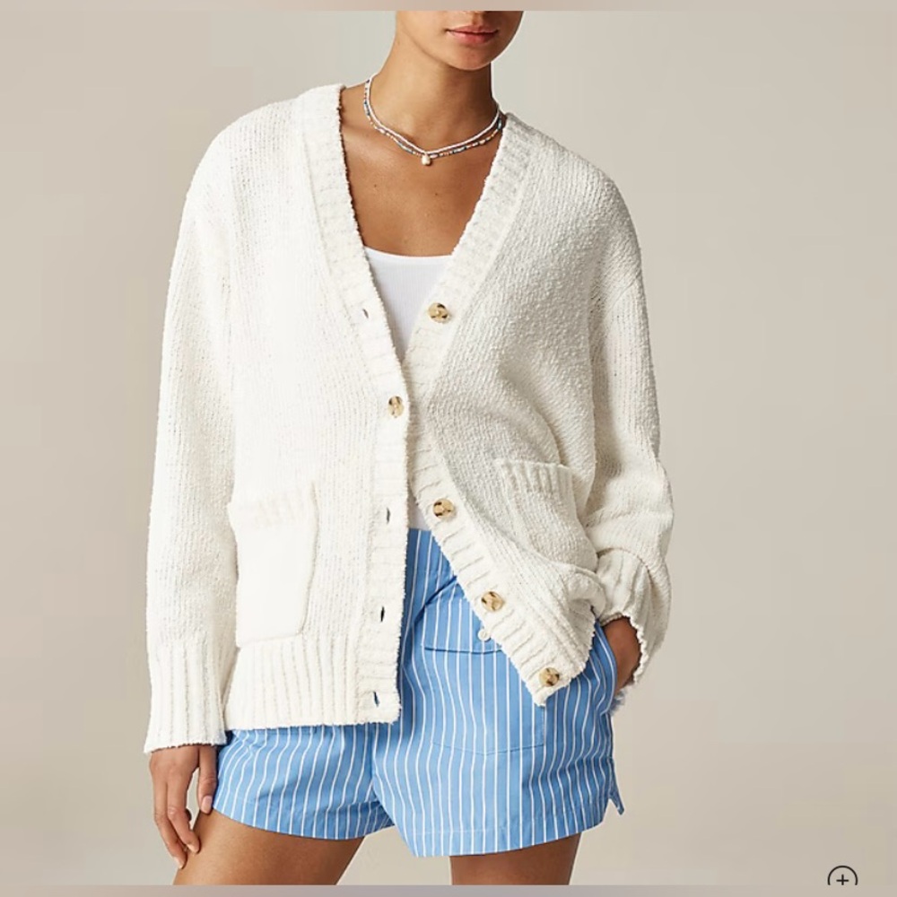 NWT J. Crew Marina V-neck Cardigan